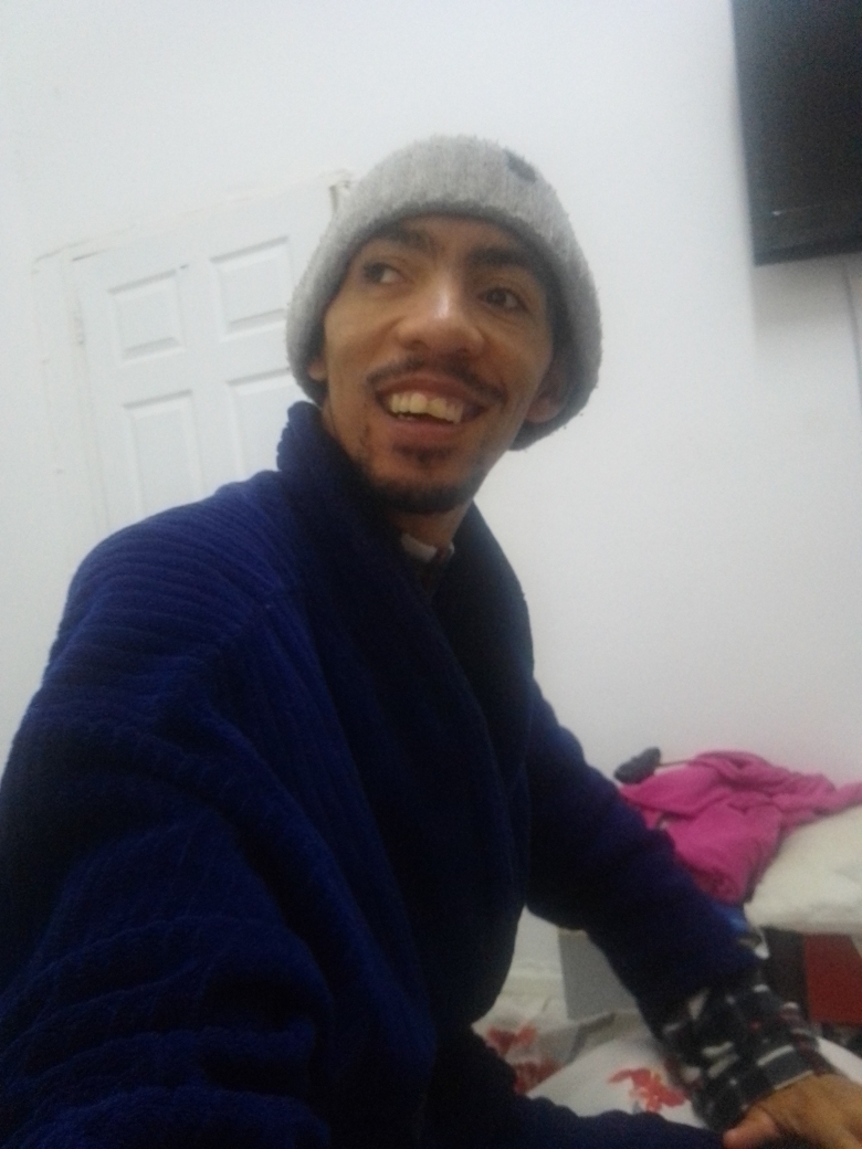 He